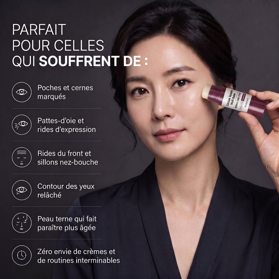 Parfait pour celles qui souffrent de poches, cernes et rides